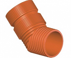 Отвод ПП InCor гофрированный SN8 15-45* купить в Минске