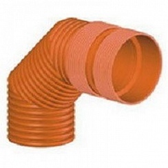 Отвод ПП InCor гофрированный SN8 60-90* купить в Минске